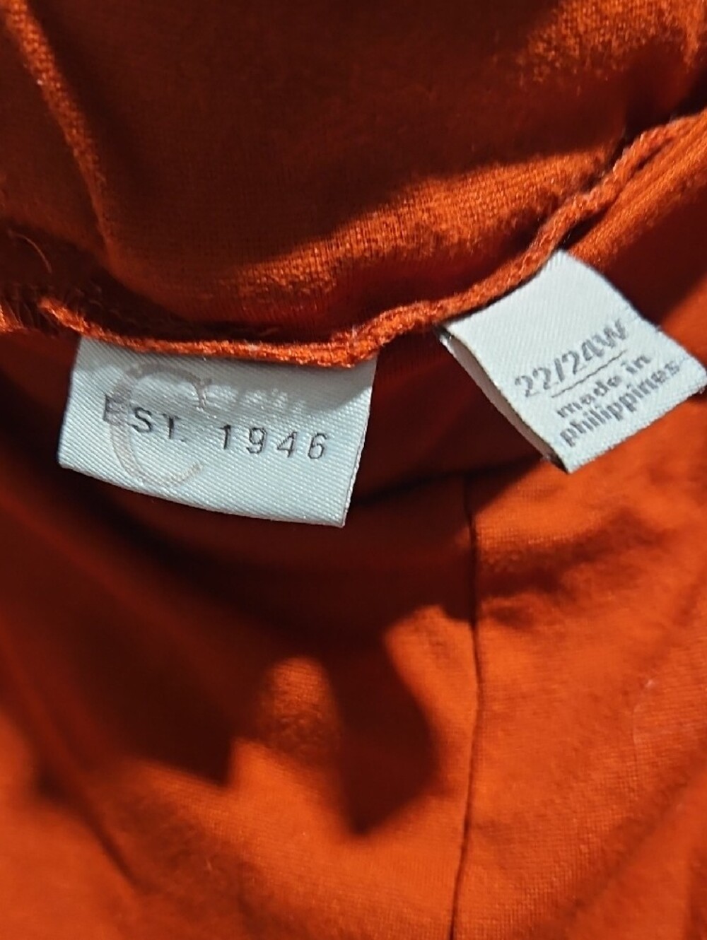 Cato Wide-Leg Pants in Rust Orange - Picture 6 of 6